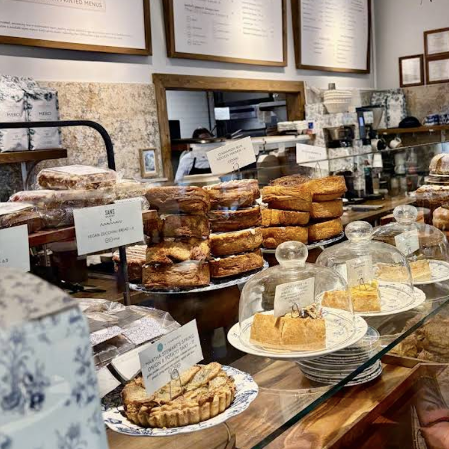 The Crafted Cup pastry counter